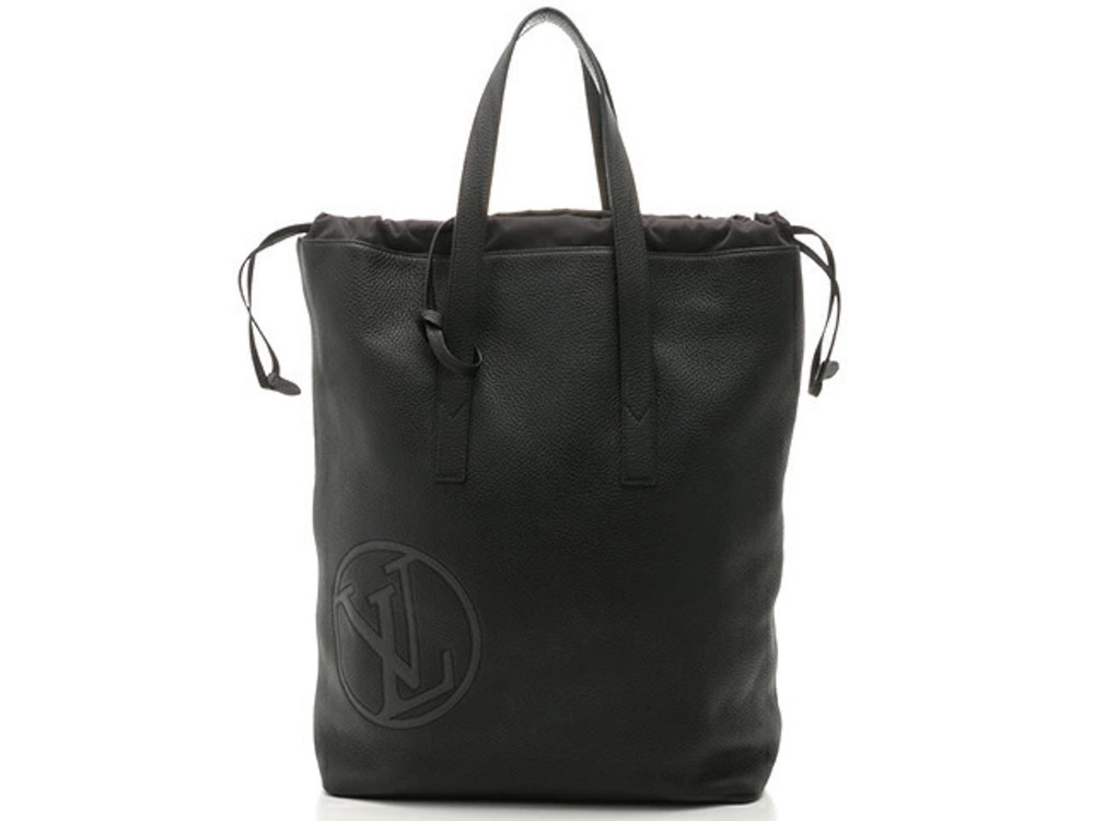 LOUIS VUITTON Cabas Taurillon Noir Black